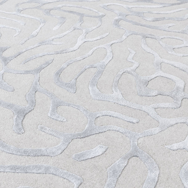 Katherine Carnaby Coral Rug Silver