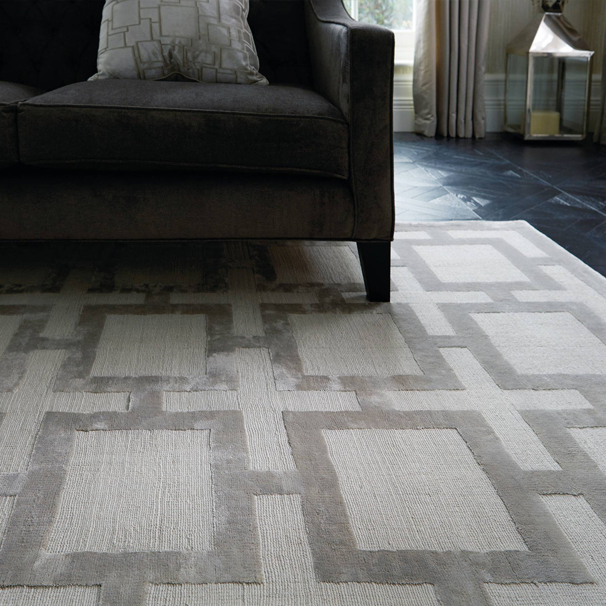 Eaton Silver Rug