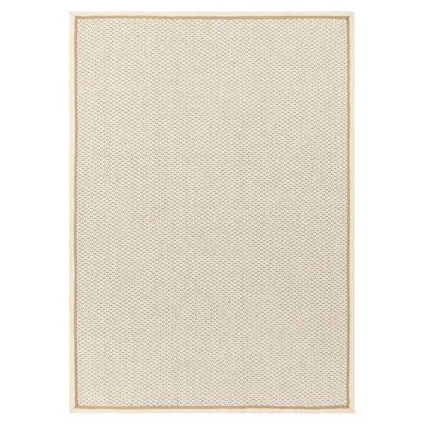 Korra Double Loop Cream Linen Rug