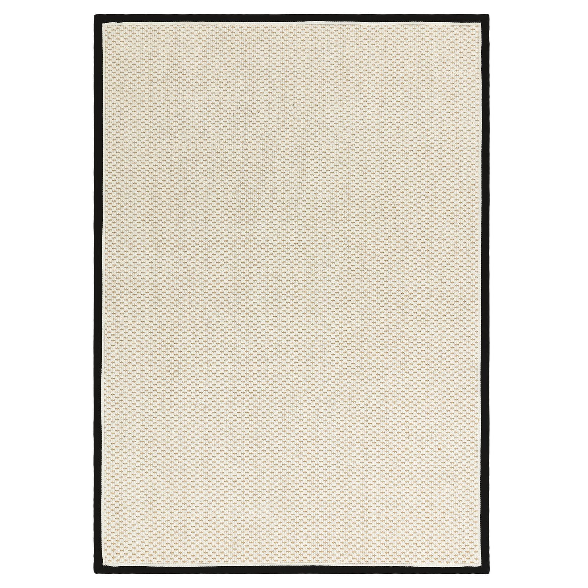 Korra Double Loop Charcoal Cream Rug