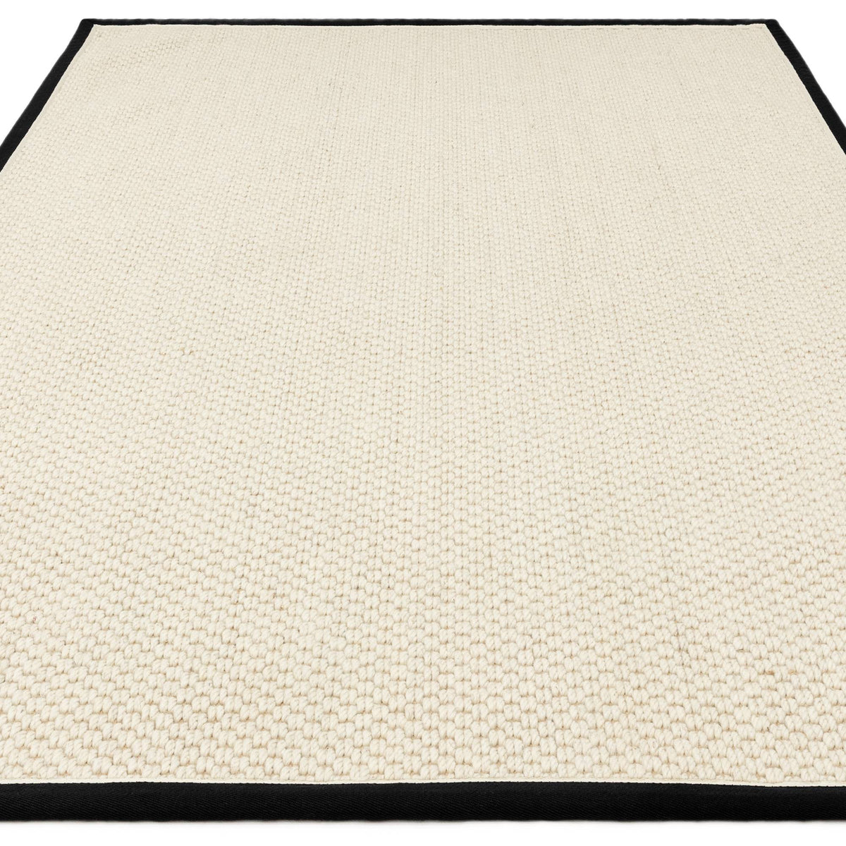 Korra Double Loop Charcoal Cream Rug