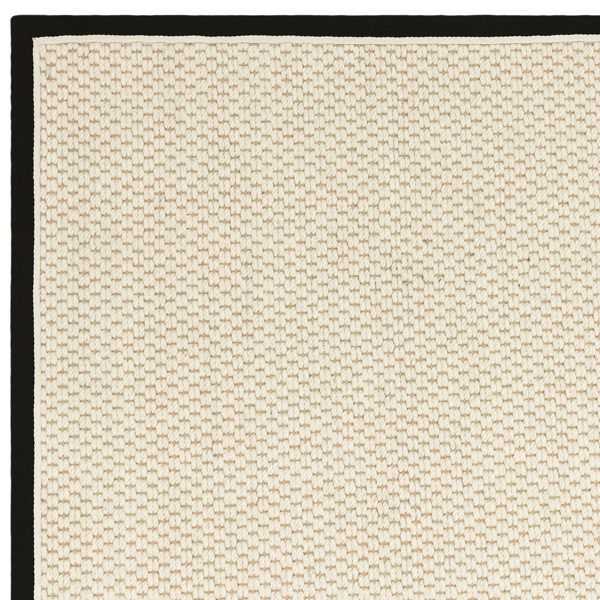Korra Double Loop Charcoal Cream Rug