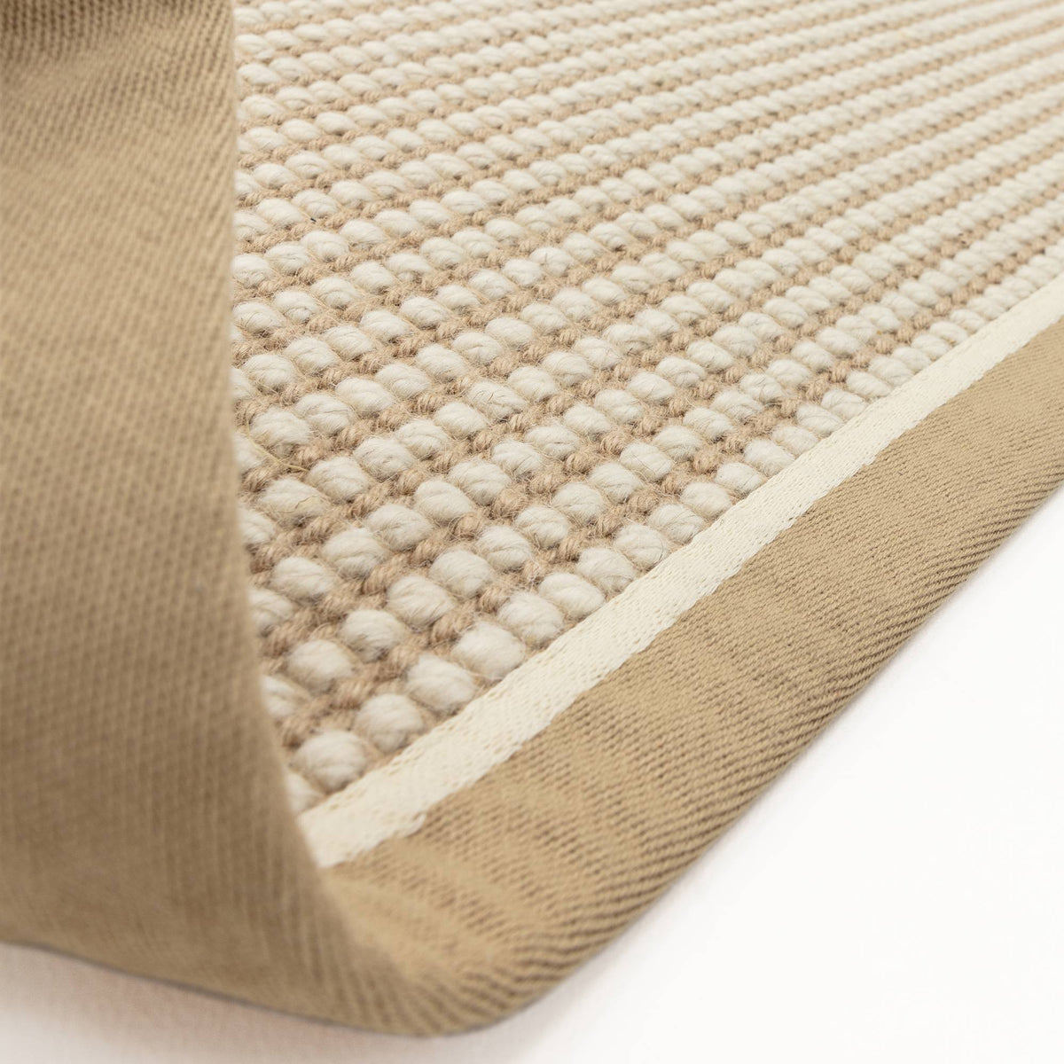 Korra Loop Linen Cream Rug