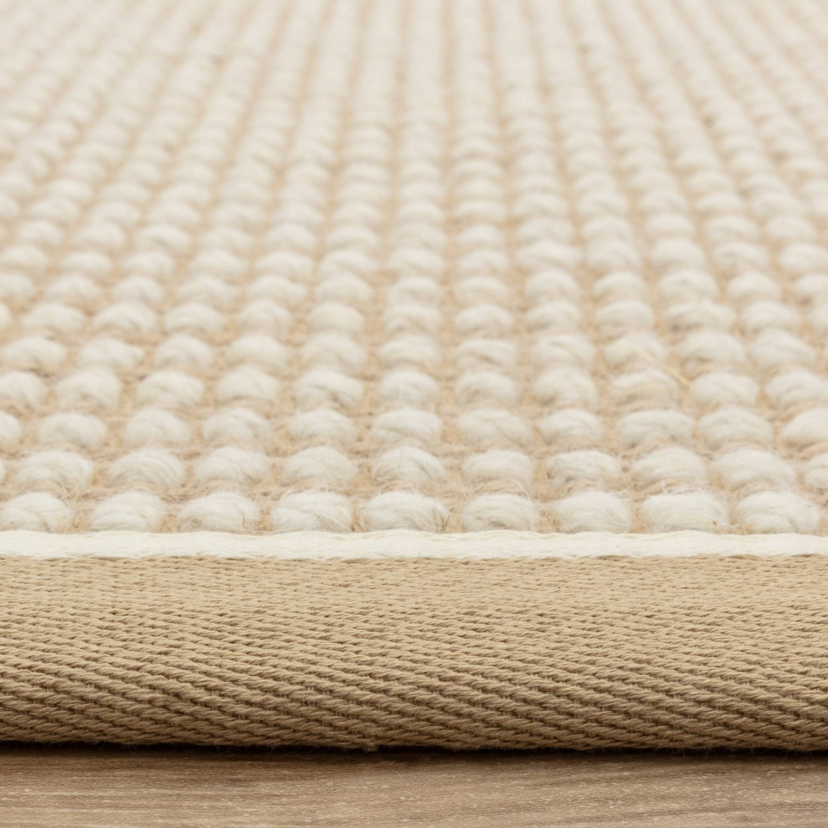 Korra Loop Linen Cream Rug