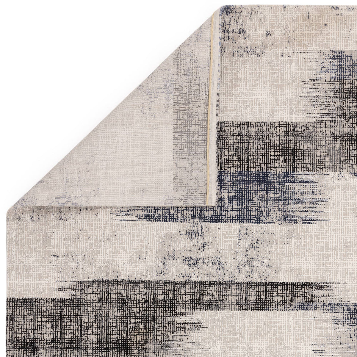 Kuza Lines Blue Rug