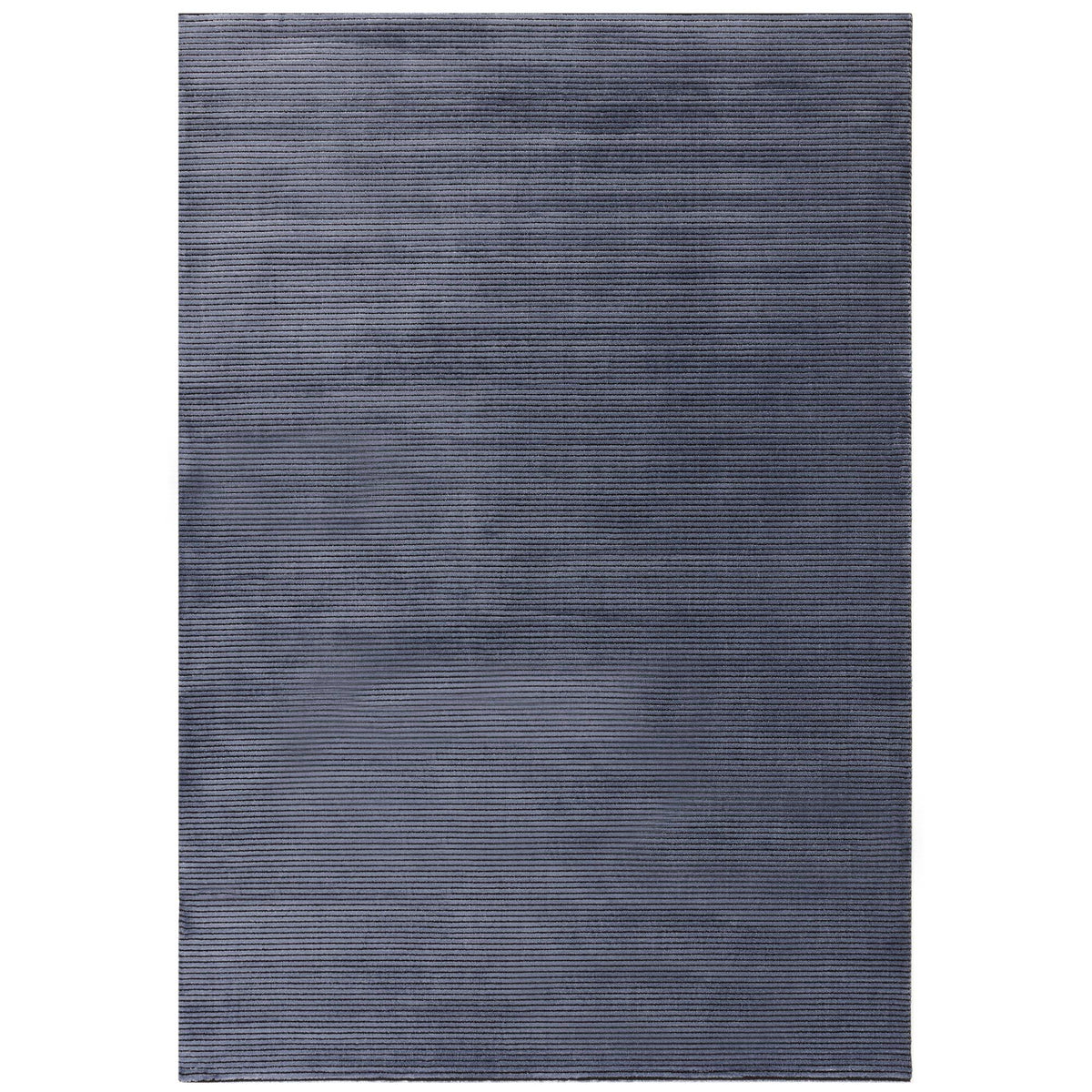 Kuza Plain Stripe Navy Rug