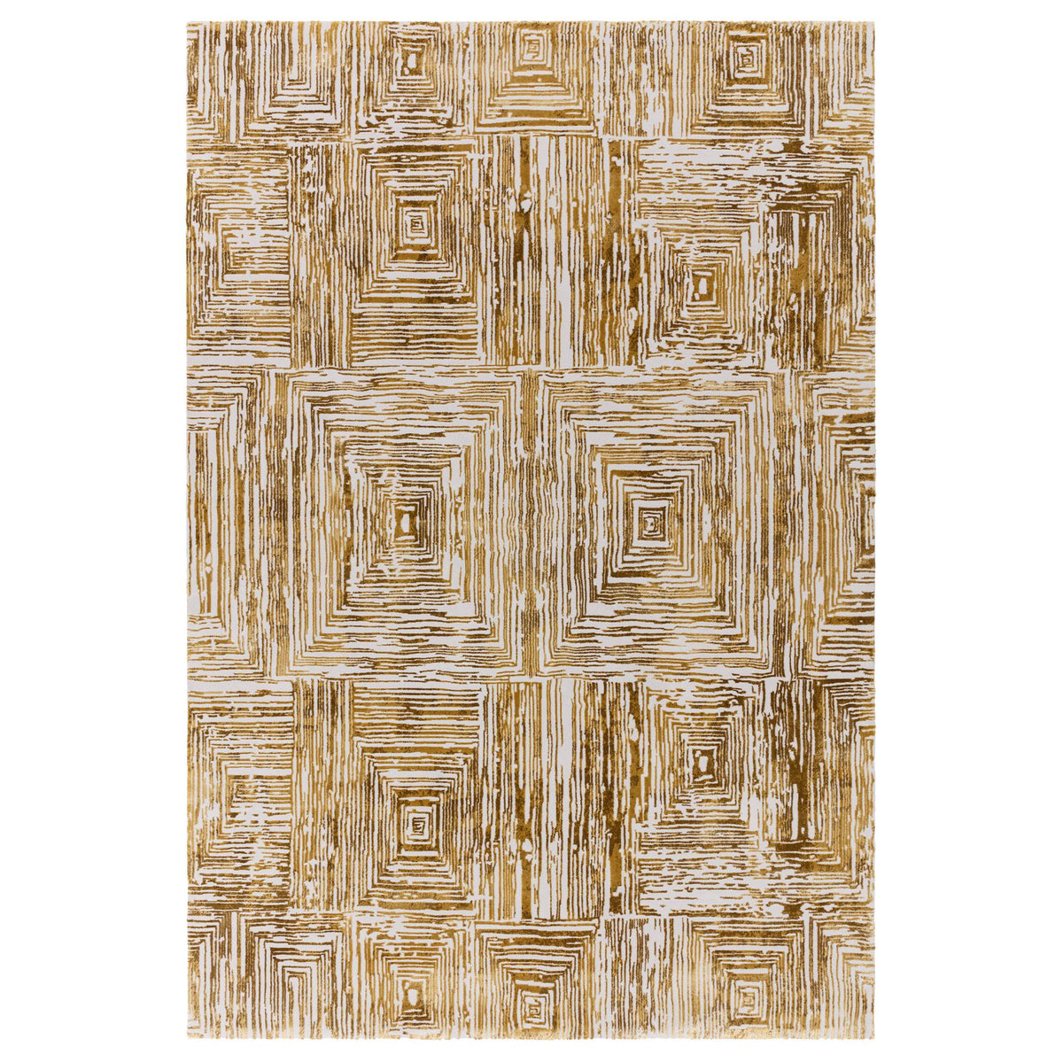 Kuza Portrait Gold Rug
