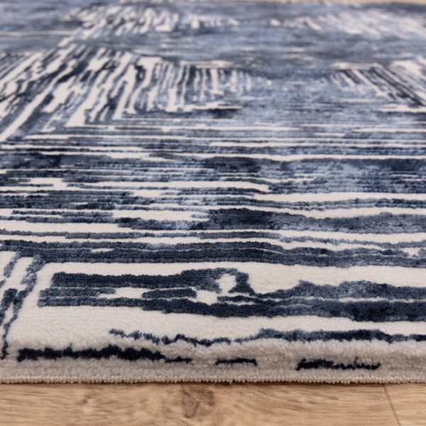 Kuza Portrait Navy Rug