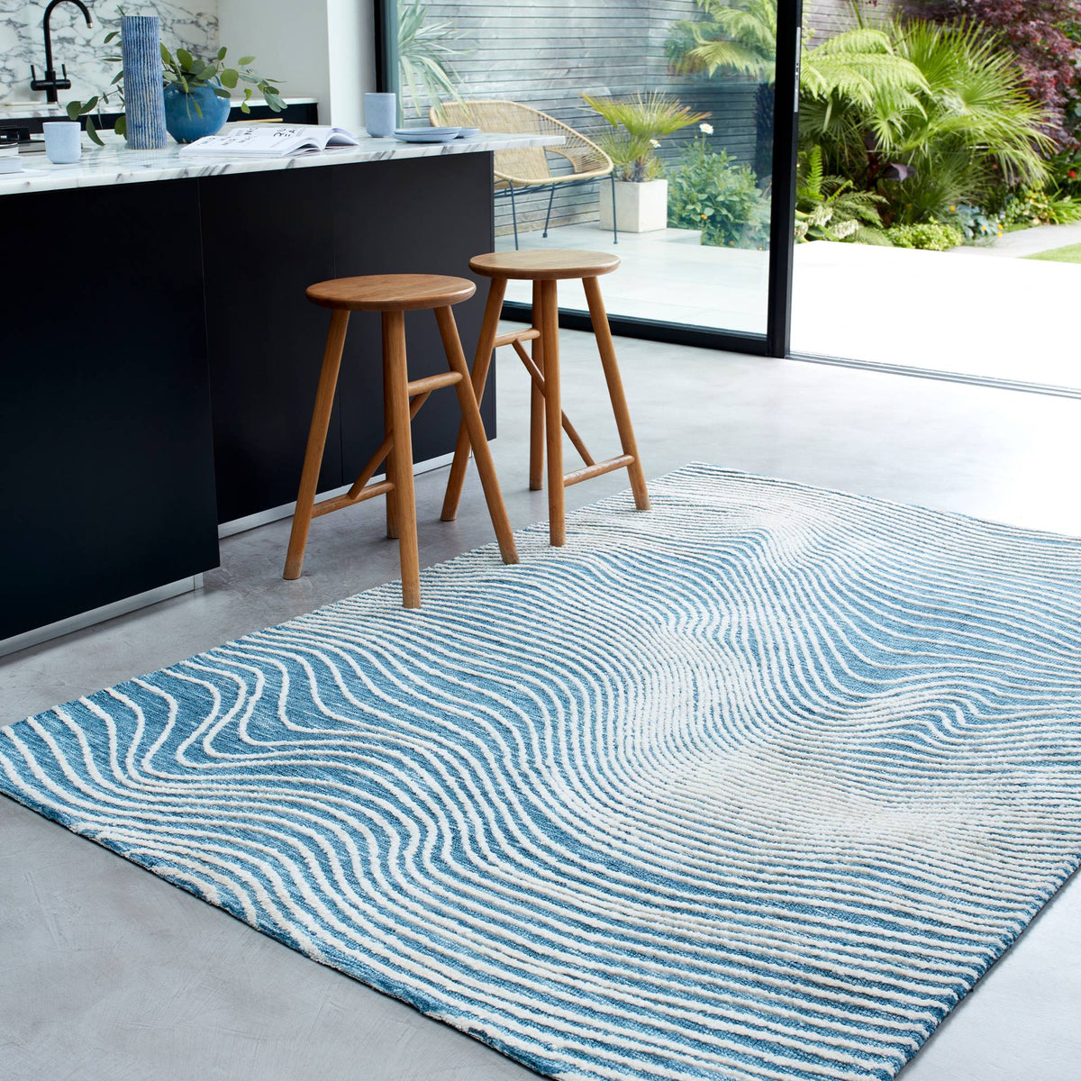 Mason Magnitude Blue Rug
