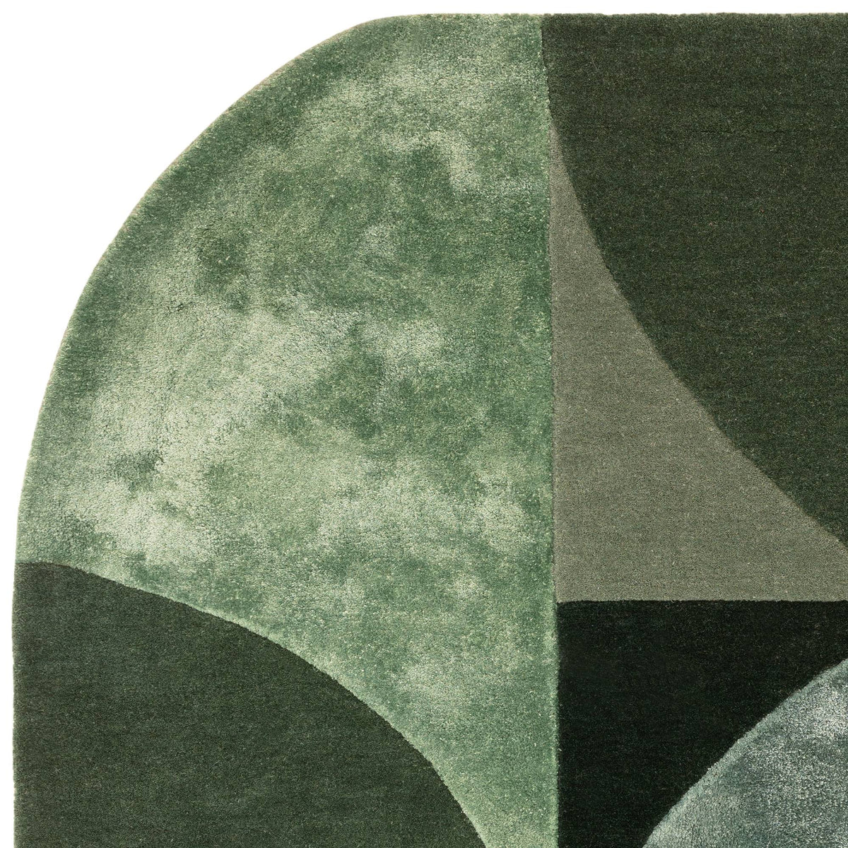 Matrix Oval Forest Rug