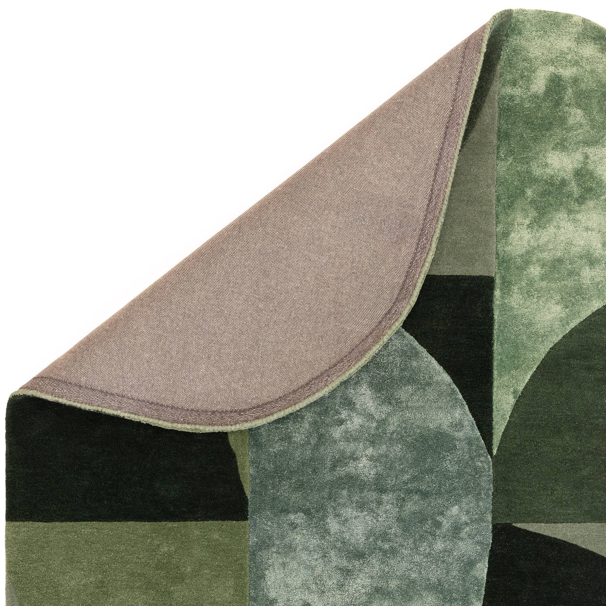 Matrix Oval Forest Rug