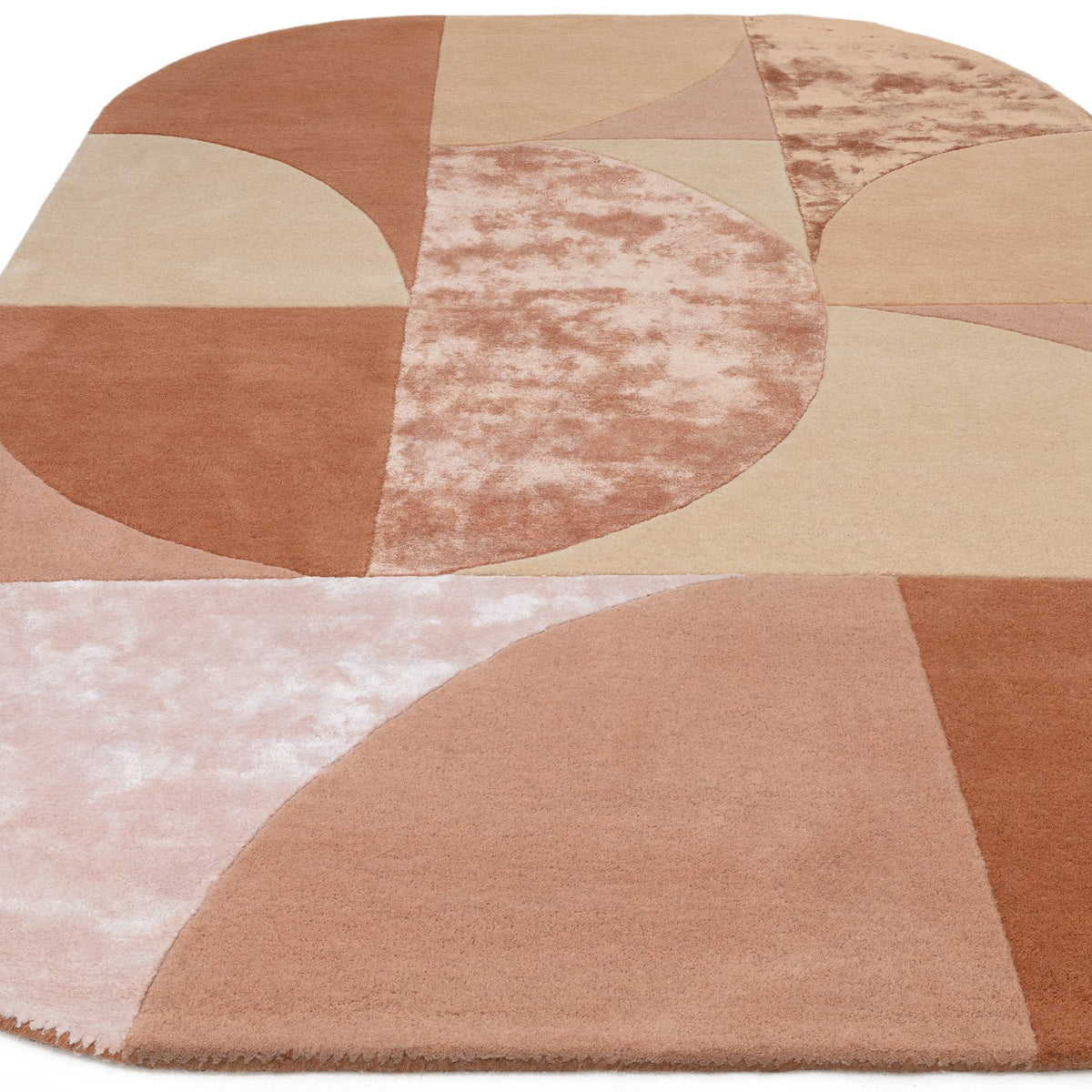 Matrix Oval Earth Rug