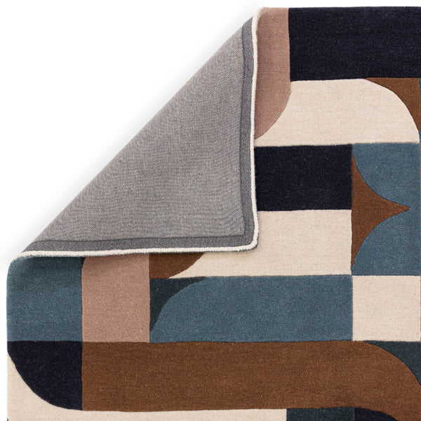 Matrix 89 Klotski Teal Rug