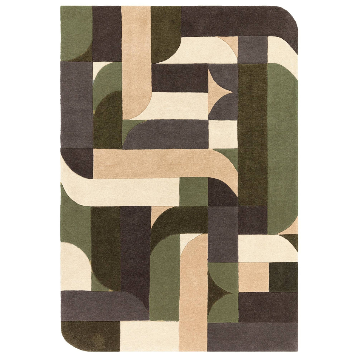 Matrix 90 Klotski Sage Rug