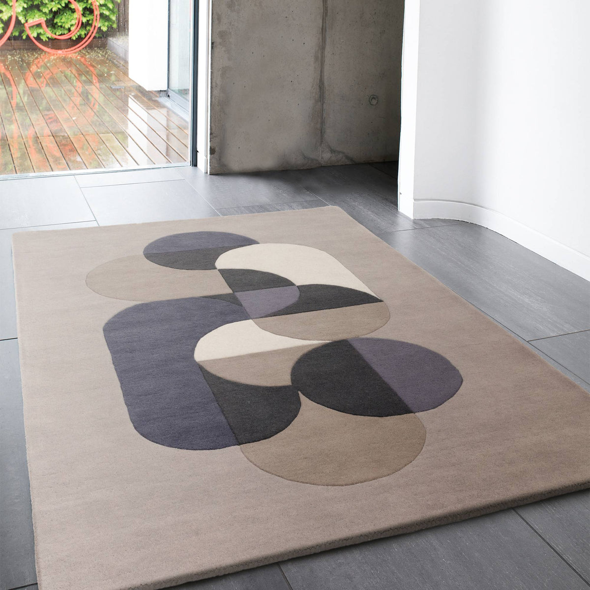 Matrix 92 Statement Grey Rug