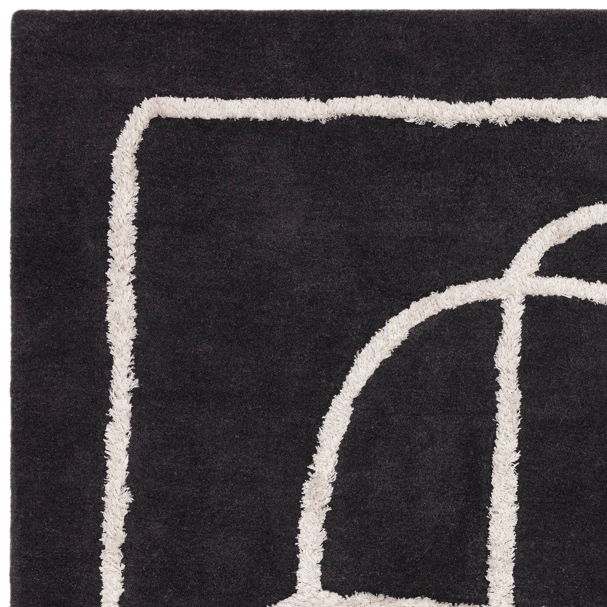 Matrix Infinity Charcoal Rug
