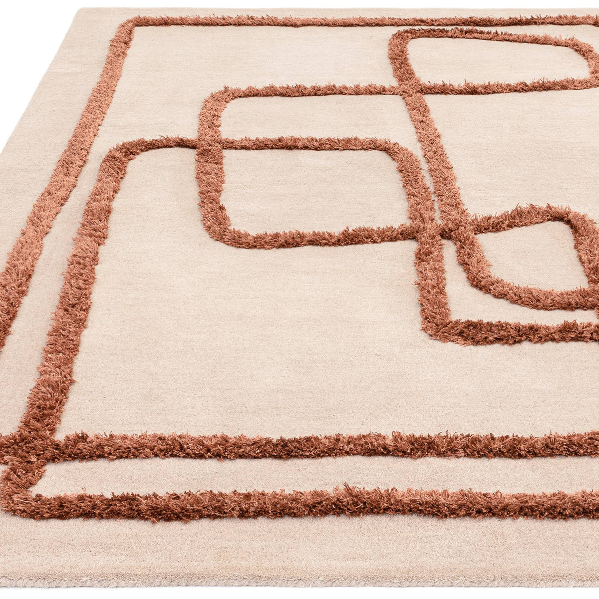 Matrix Infinity Copper Rug