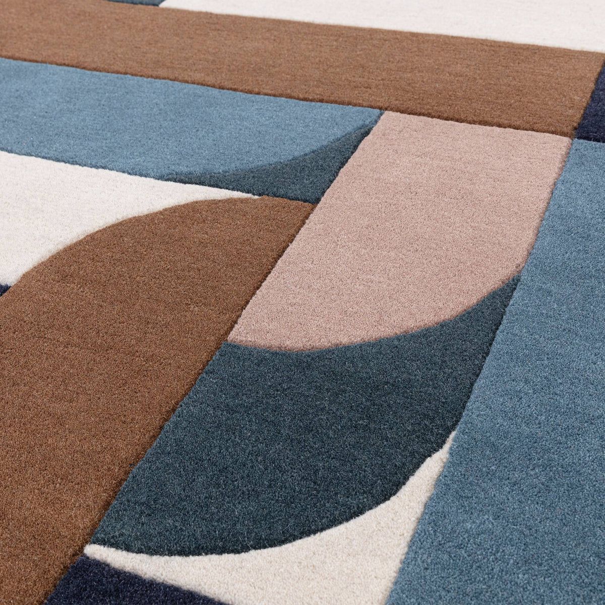 Matrix 89 Klotski Teal Rug