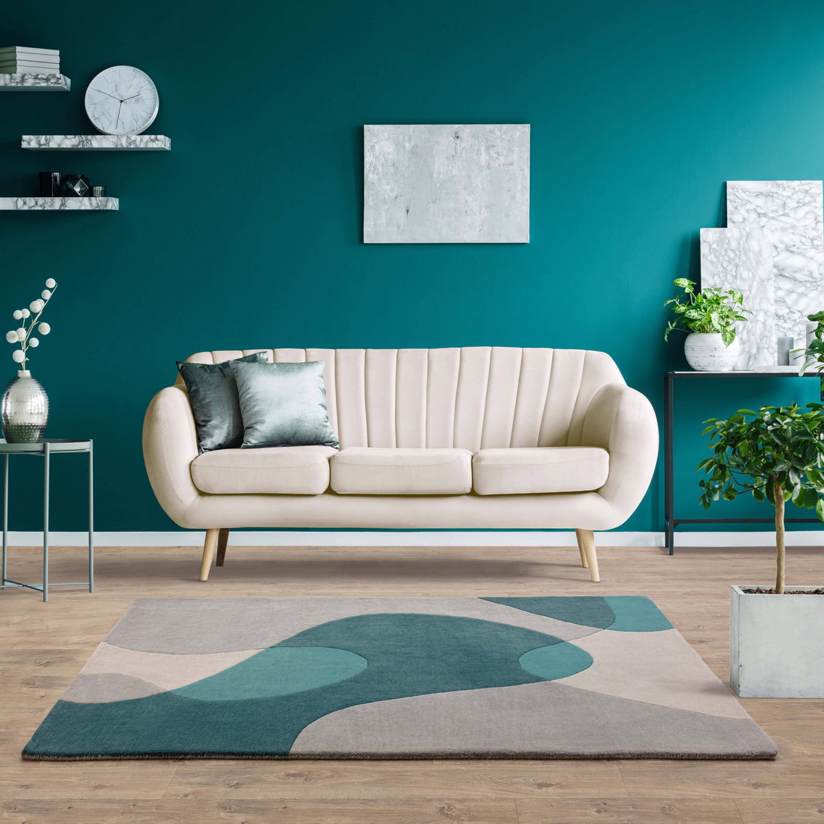Matrix MAX57 Arc Teal Rug