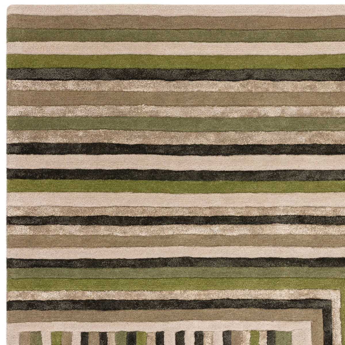 Matrix Network Forest Rug