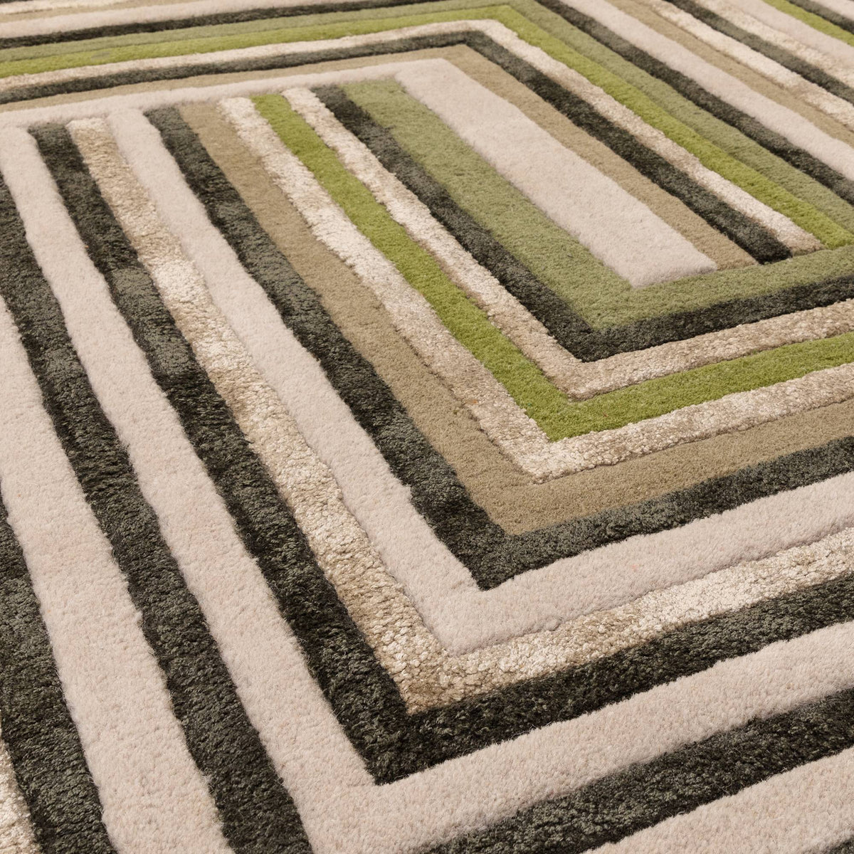 Matrix Network Forest Rug