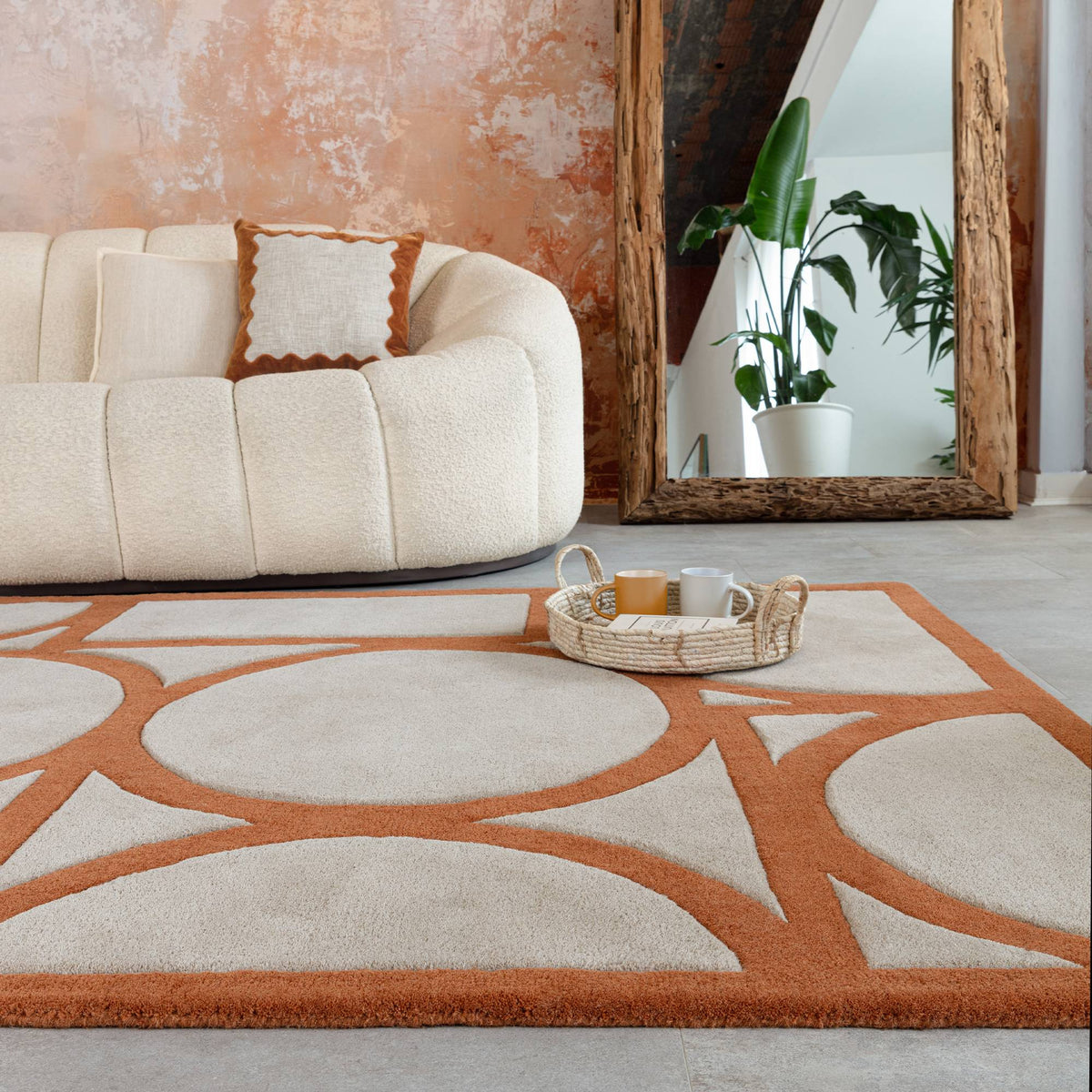 Metro Rust Rug