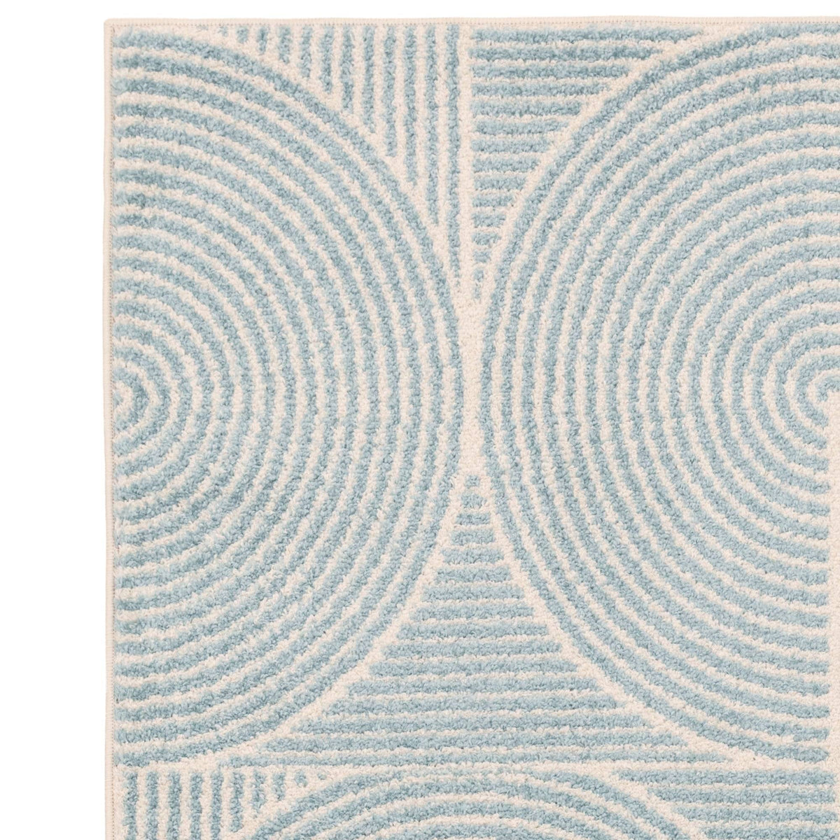 Muse Blue Swirl Rug MU02