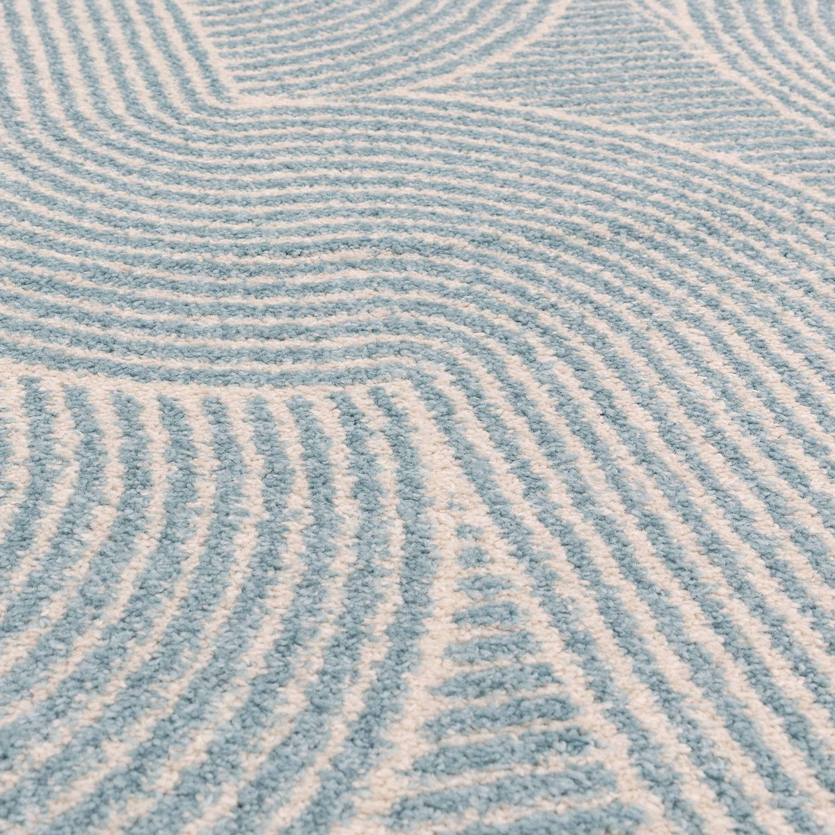 Muse Blue Swirl Rug MU02