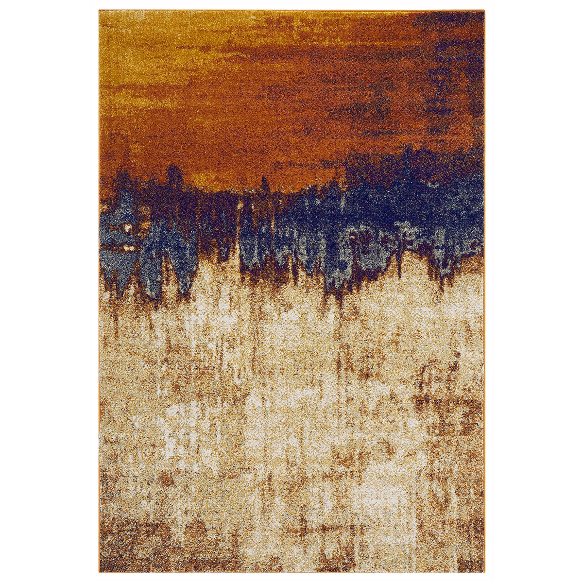 Nova NV04 Distress Orange Rug