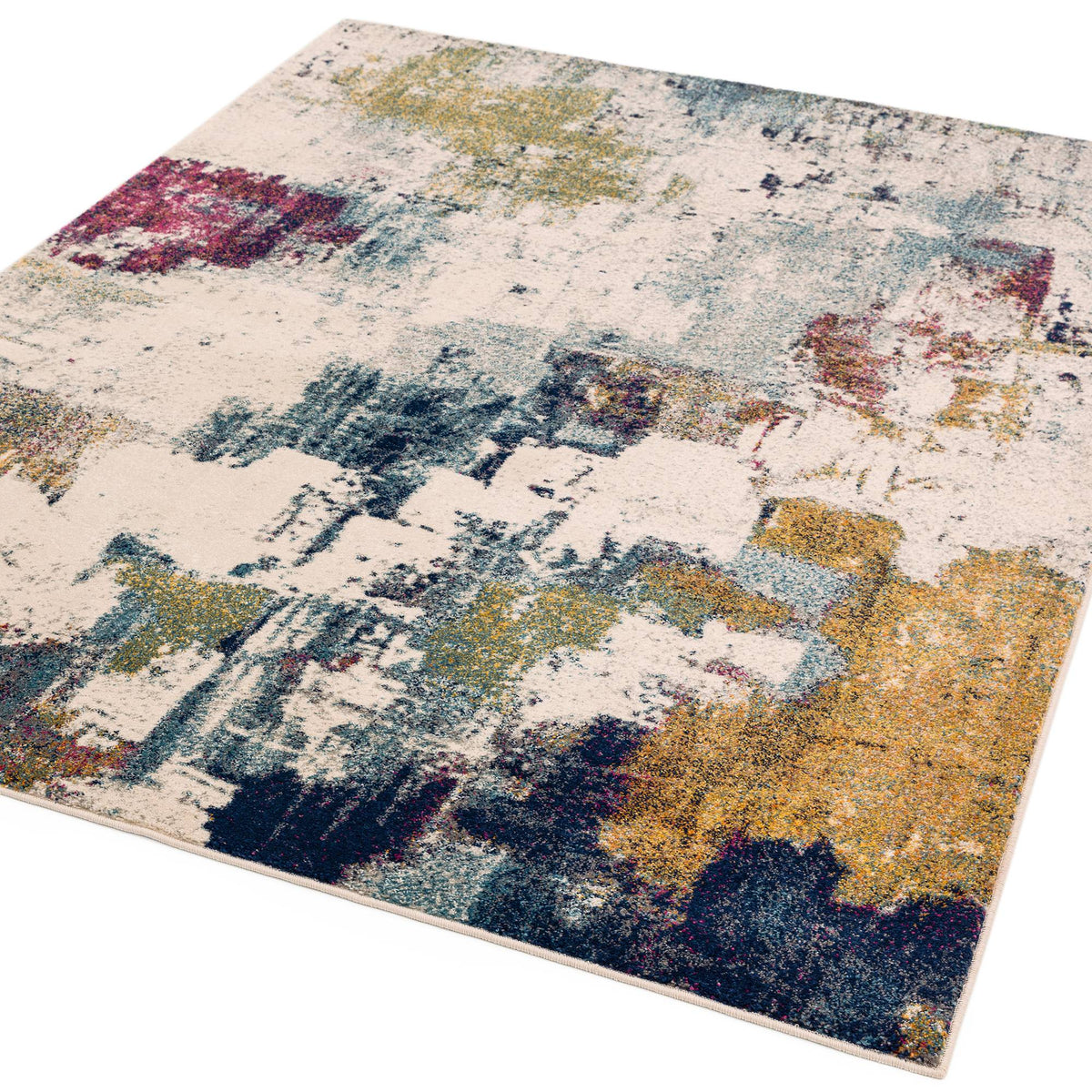 Nova NV22 Abstract Mustard Multi Rug