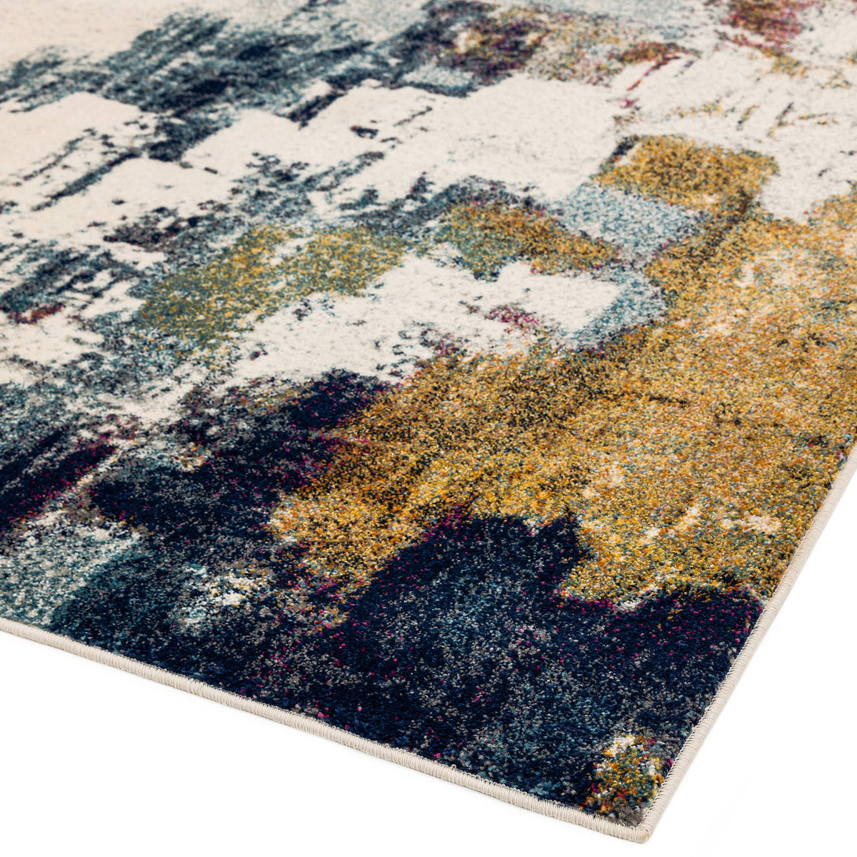 Nova NV22 Abstract Mustard Multi Rug