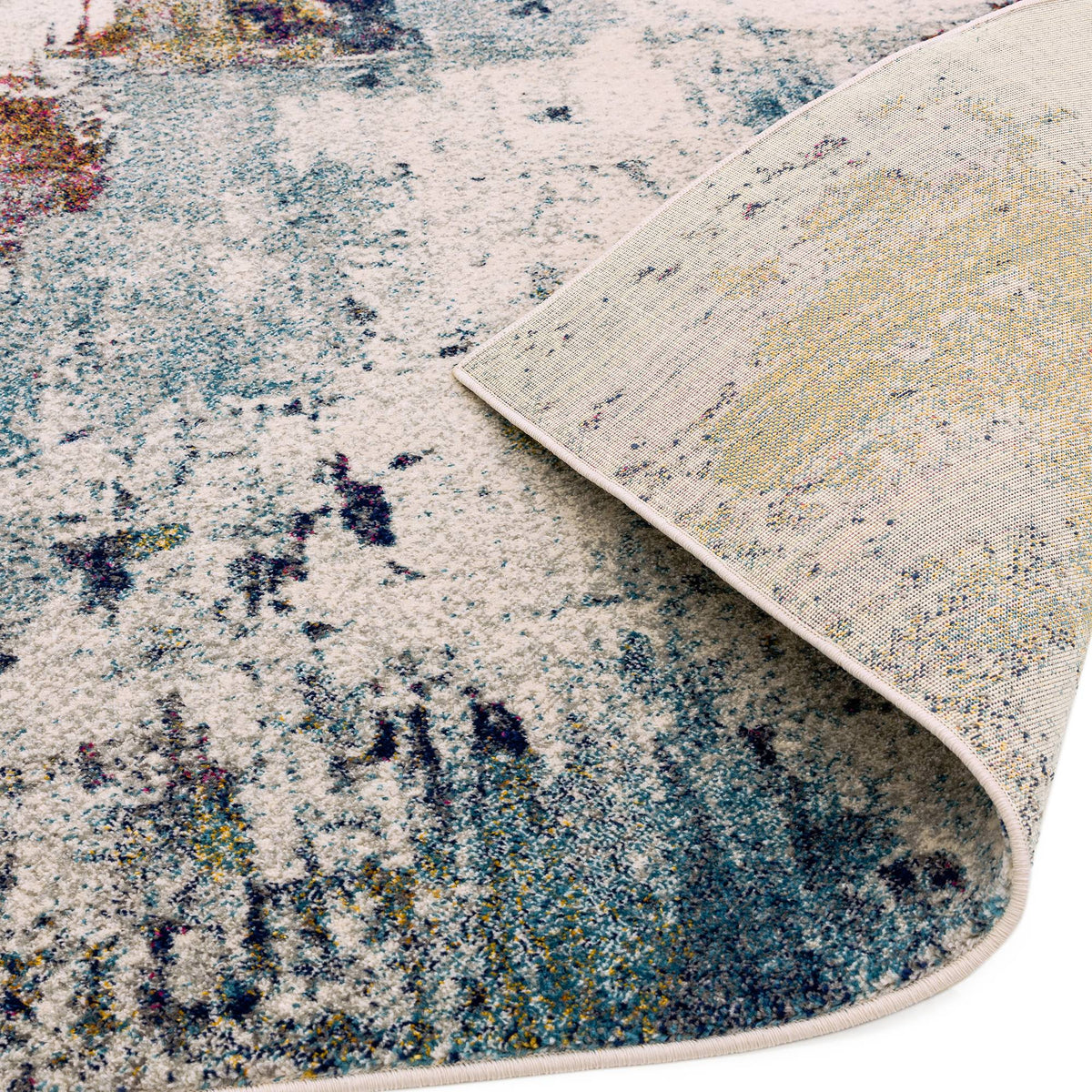 Nova NV22 Abstract Mustard Multi Rug