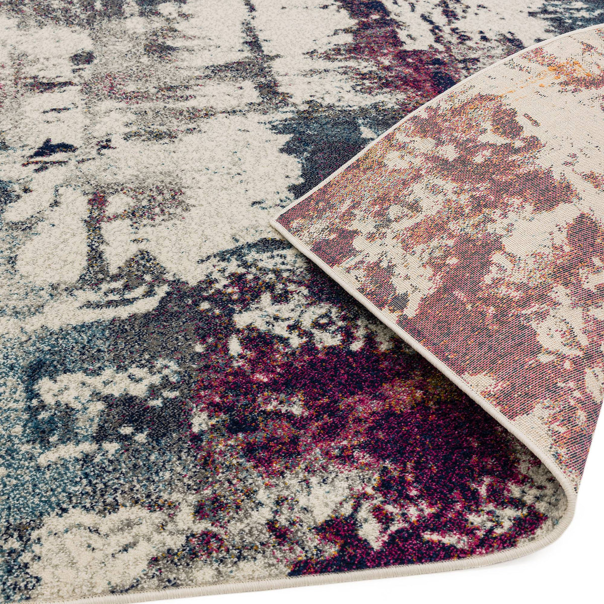 Nova NV23 Abstract Navy Multi Rug