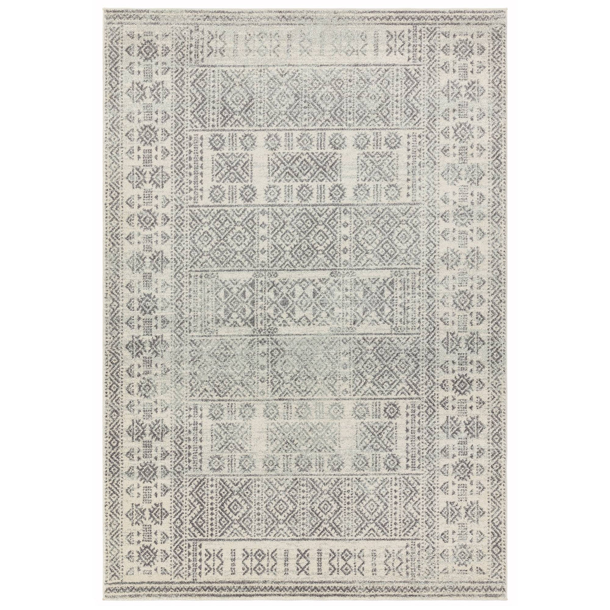 Nova NV33 Tribal Grey Rug