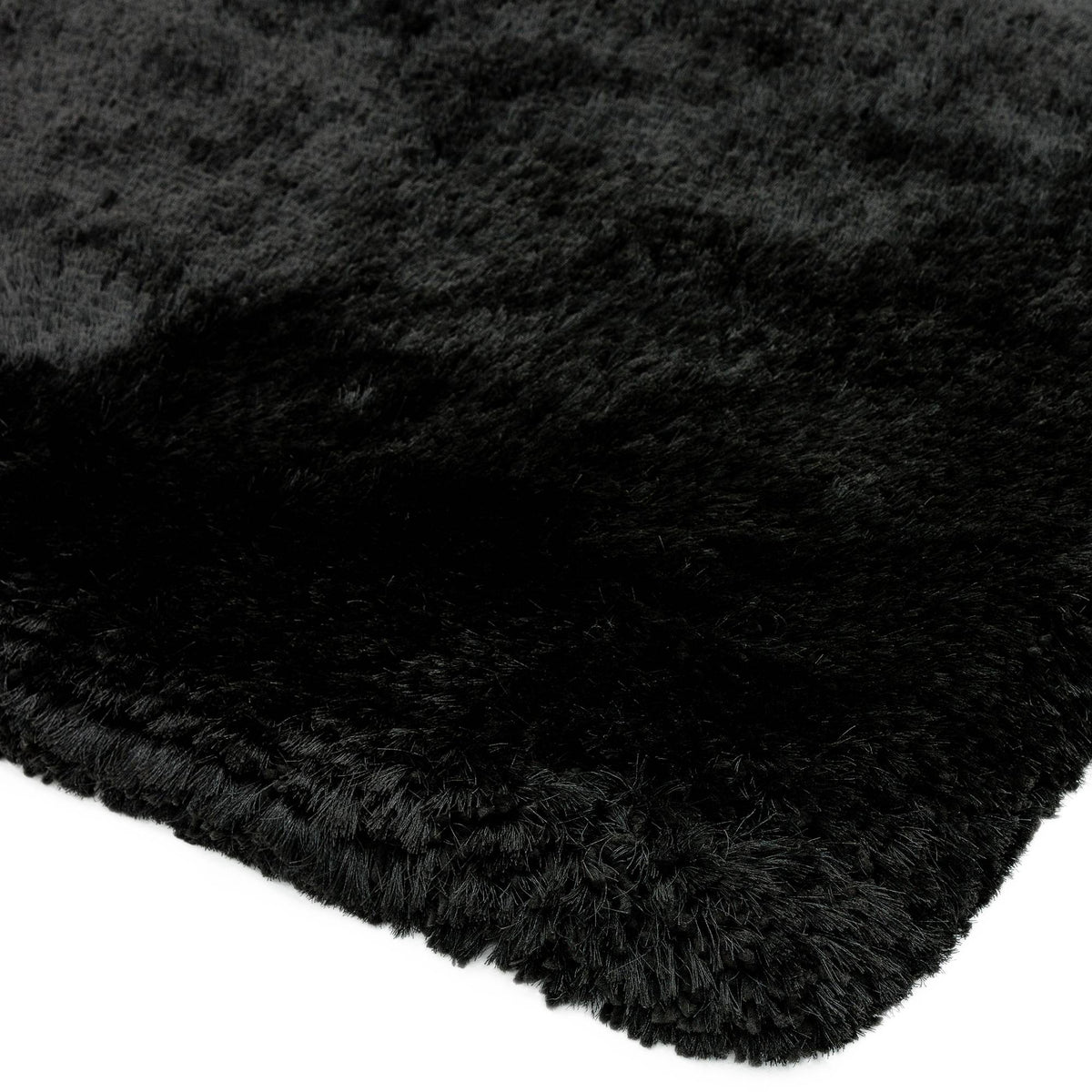 Plush Black Rug