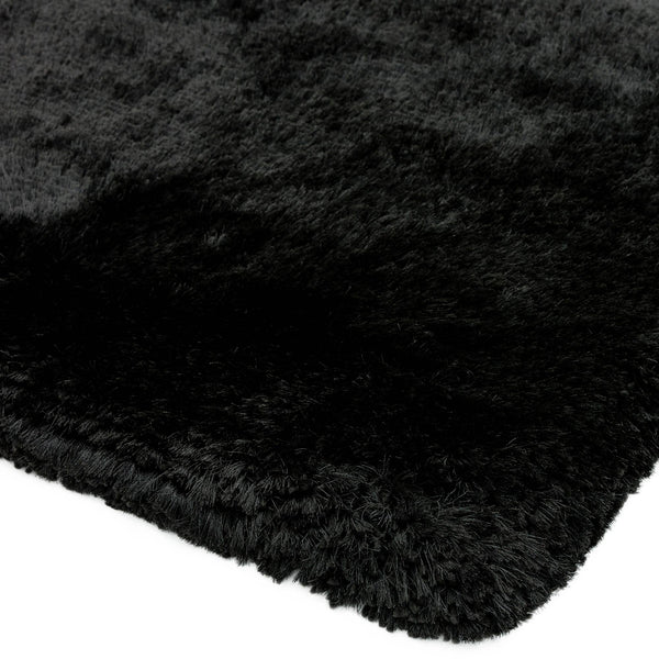 Plush Black Rug