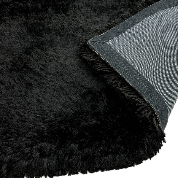 Plush Black Rug