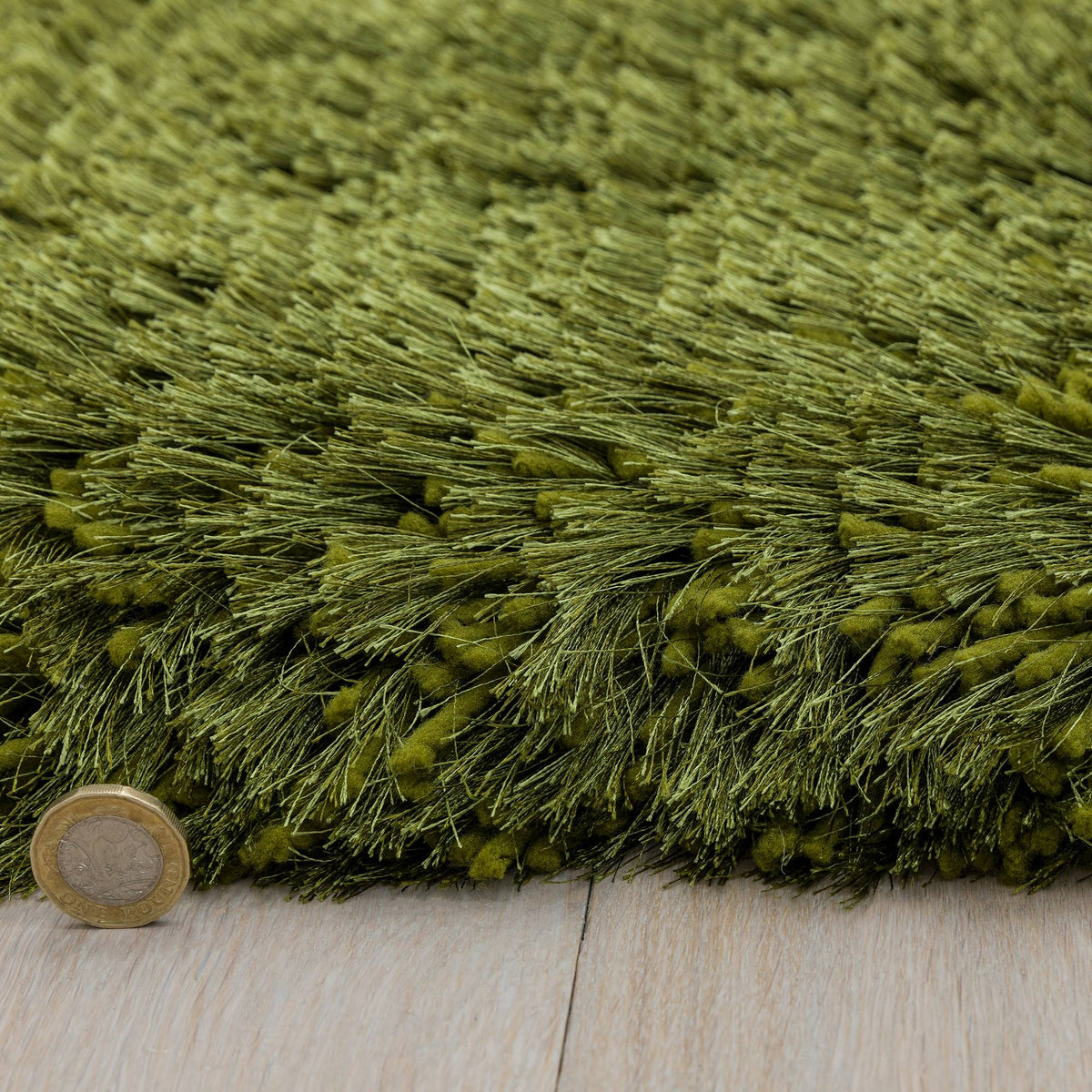 Plush Green Rug