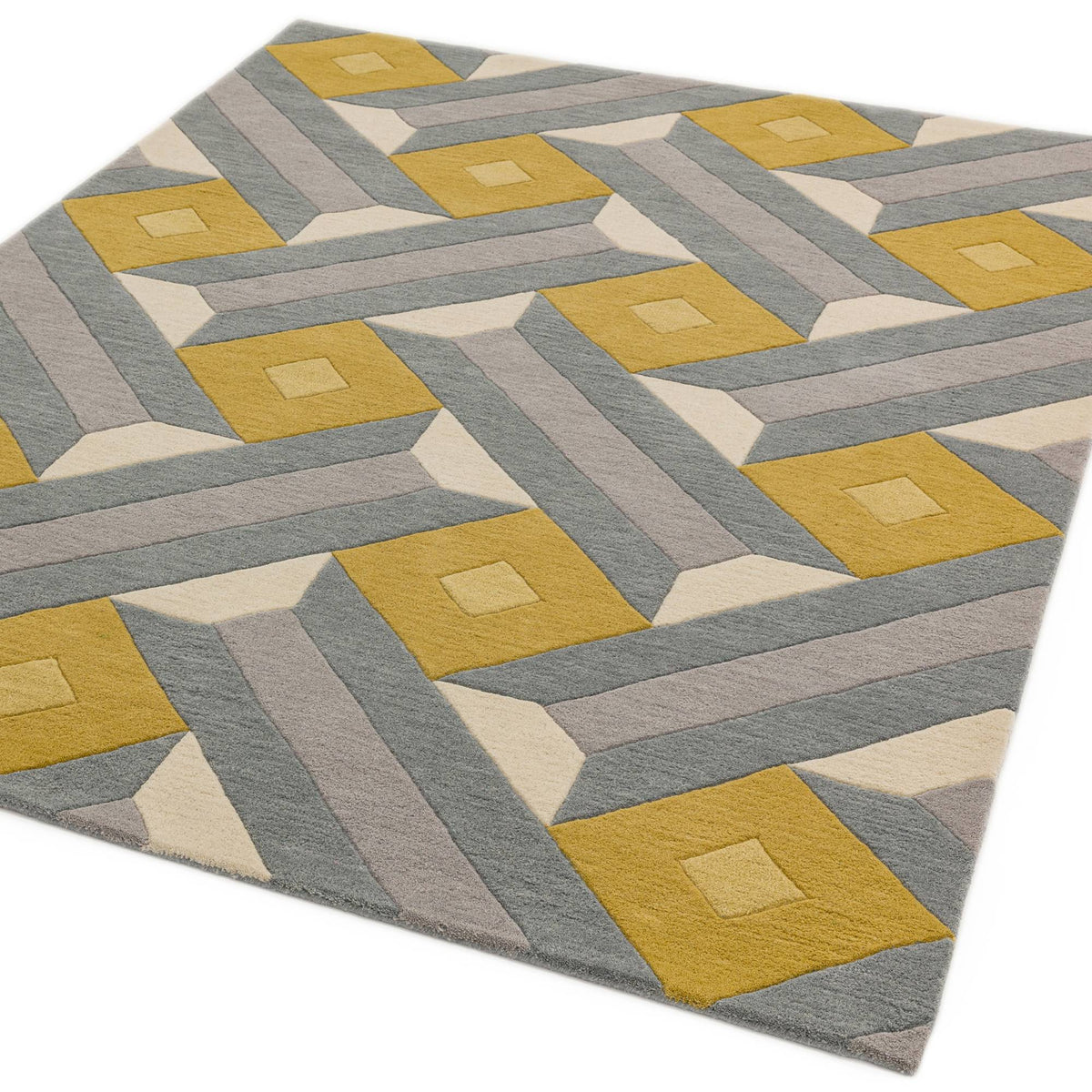 Reef RF01 Motif Ochre Grey Rug