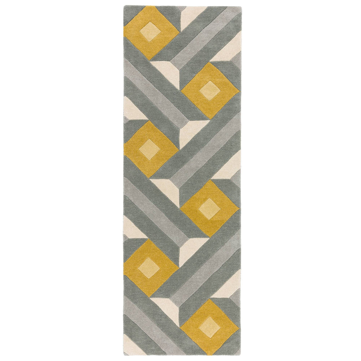 Reef RF01 Motif Ochre Grey Rug