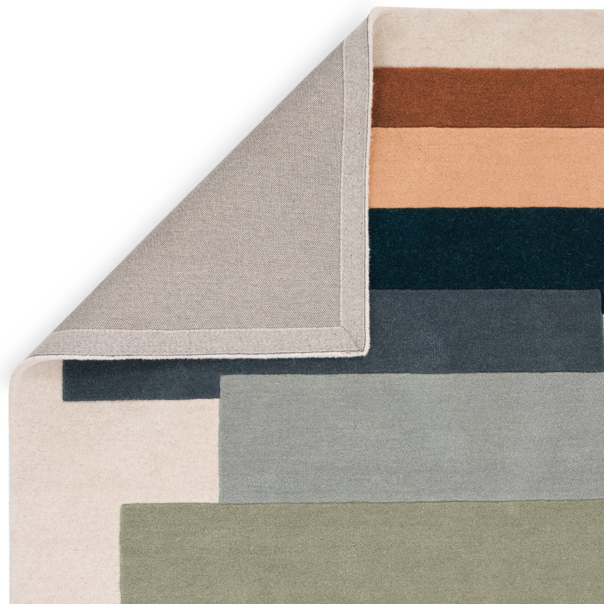 Reef RF32 Stacks Green Rug