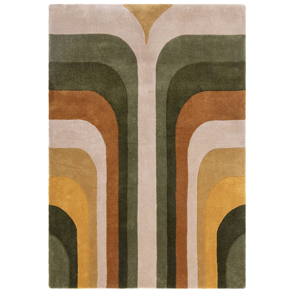 Romy 02 Retro Green Rug