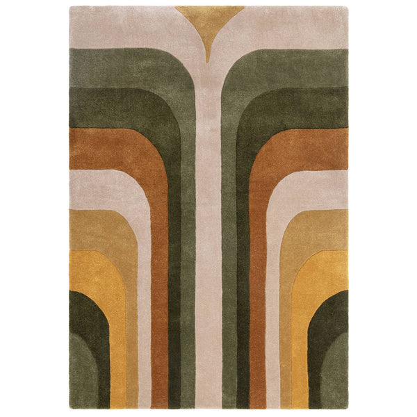 Romy 02 Retro Green Rug