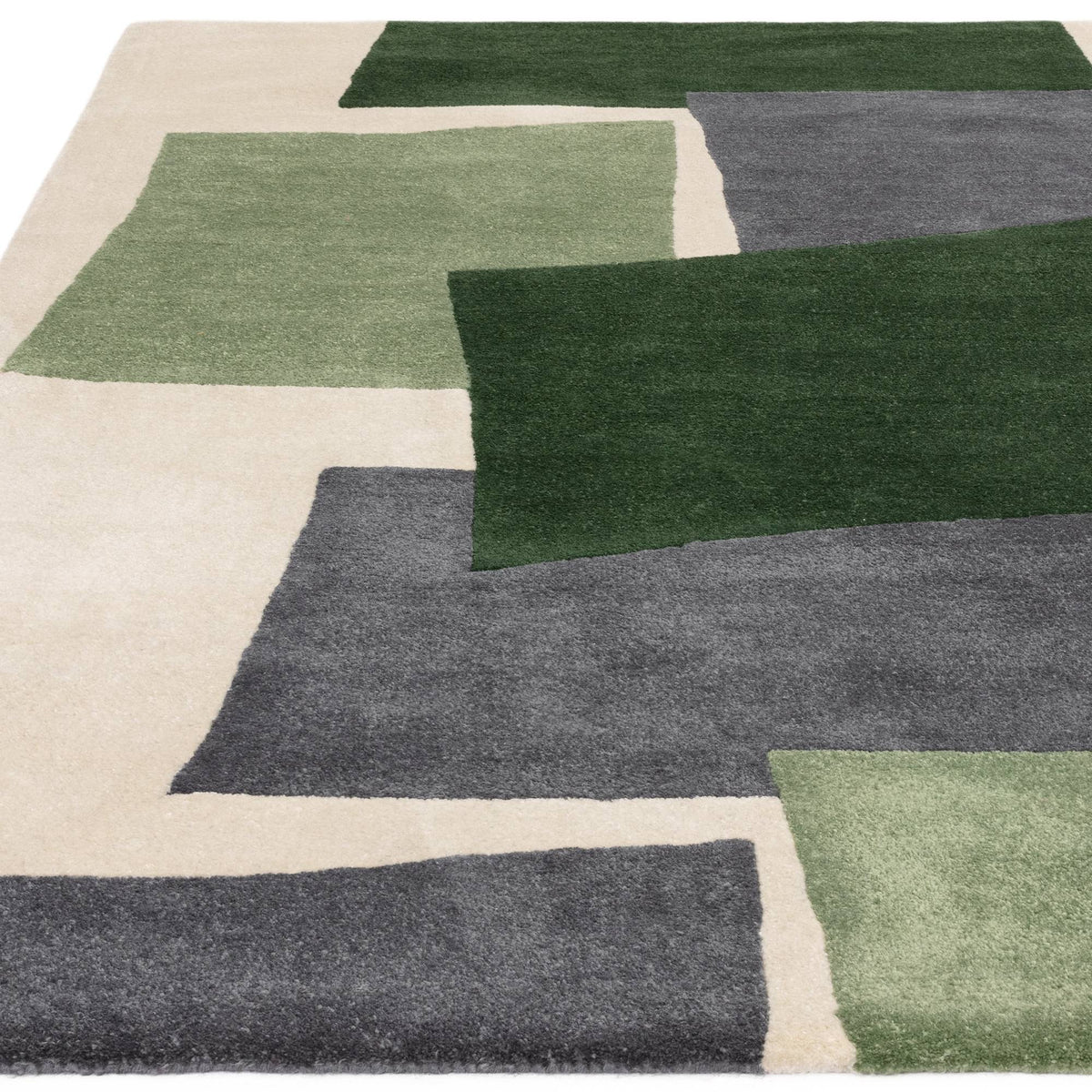 Romy 12 Papercut Green Rug