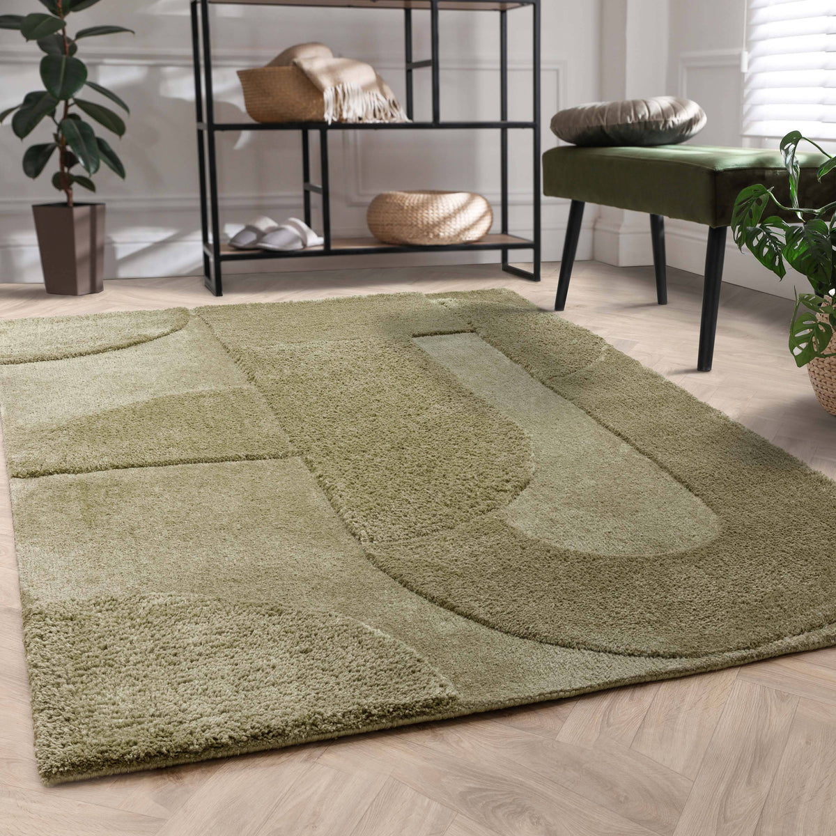 Tova Green Rug