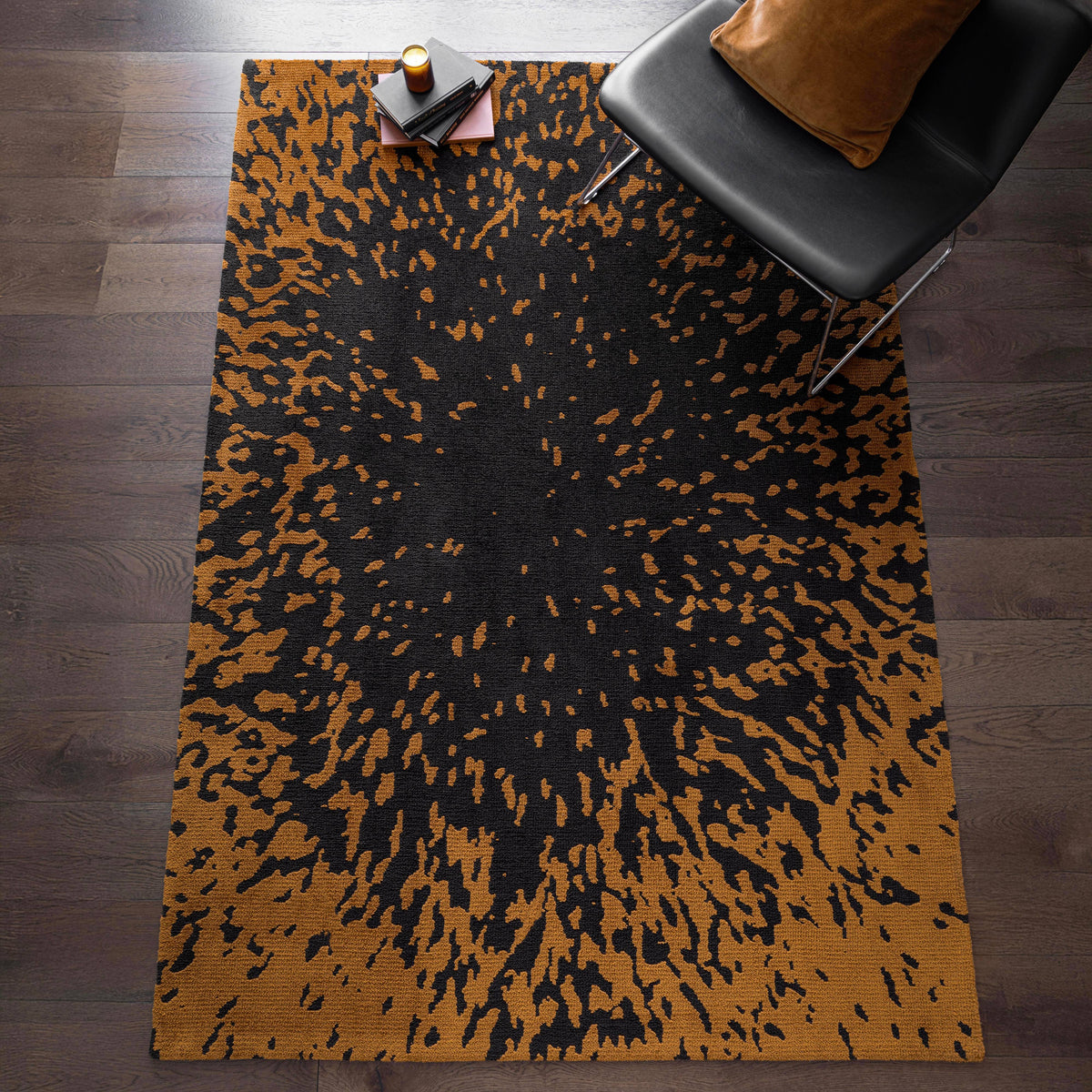 Wilder Splash Charcoal Rug