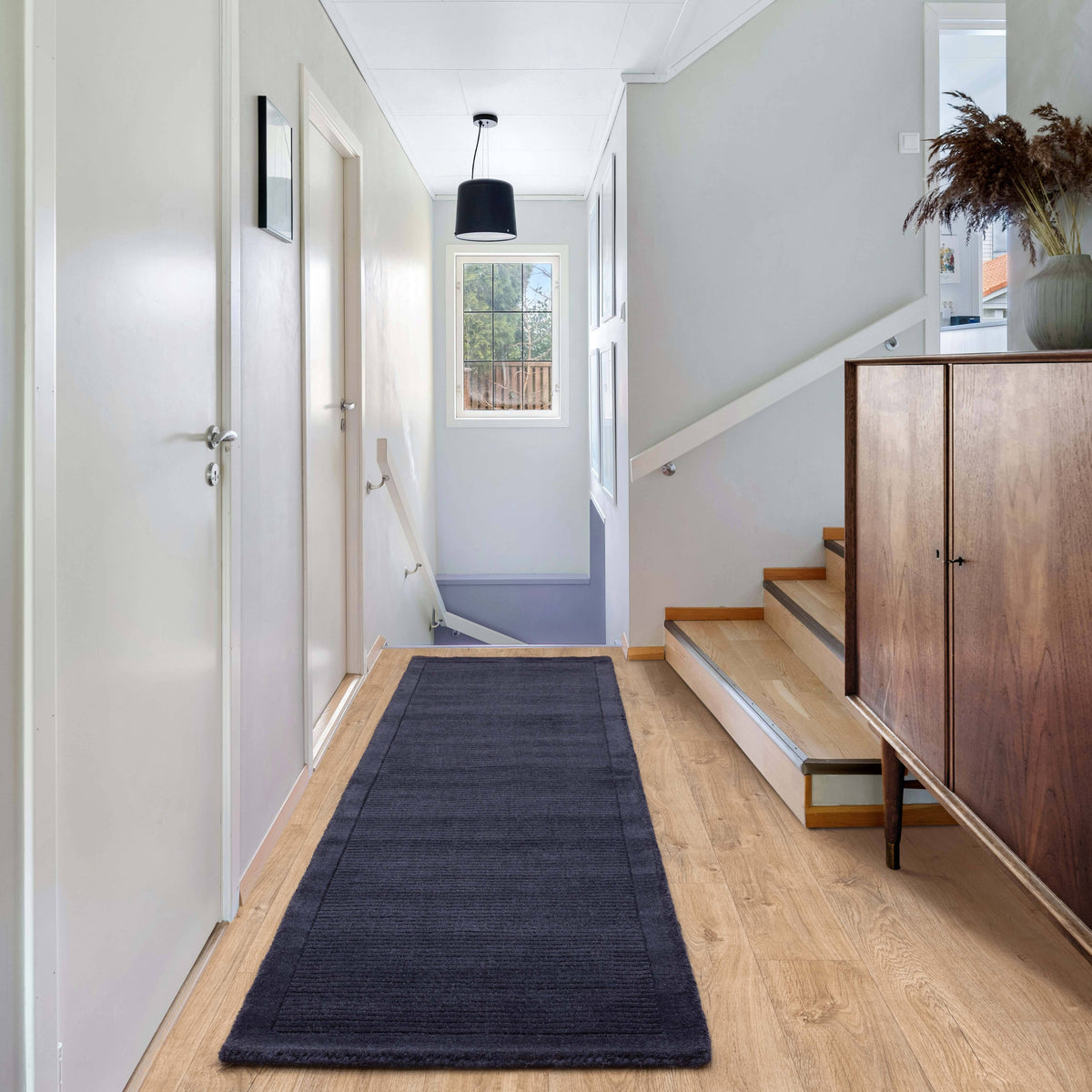 York Navy Rug